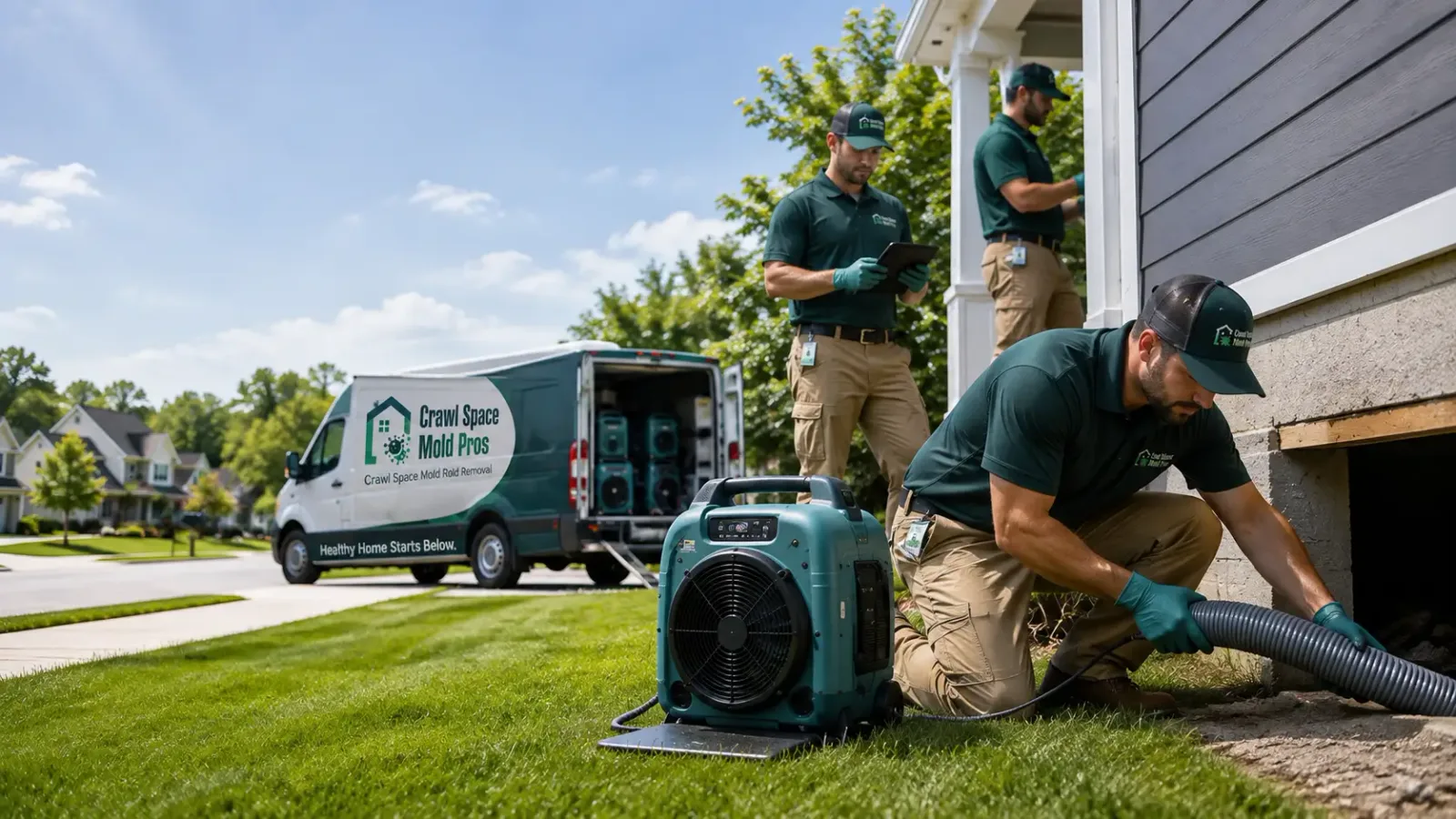 Crawl Space Mold Removal in Jeannette, PA